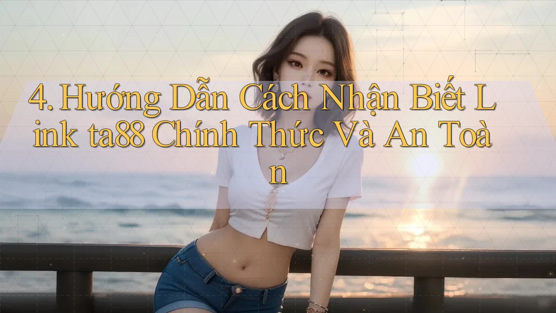 4. Hướng Dẫn Cách Nhận Biết Link ta88 Chính Thức Và An Toàn 4. Hướng Dẫn Cách Nhận Biết Link ta88 Chính Thức Và An Toàn