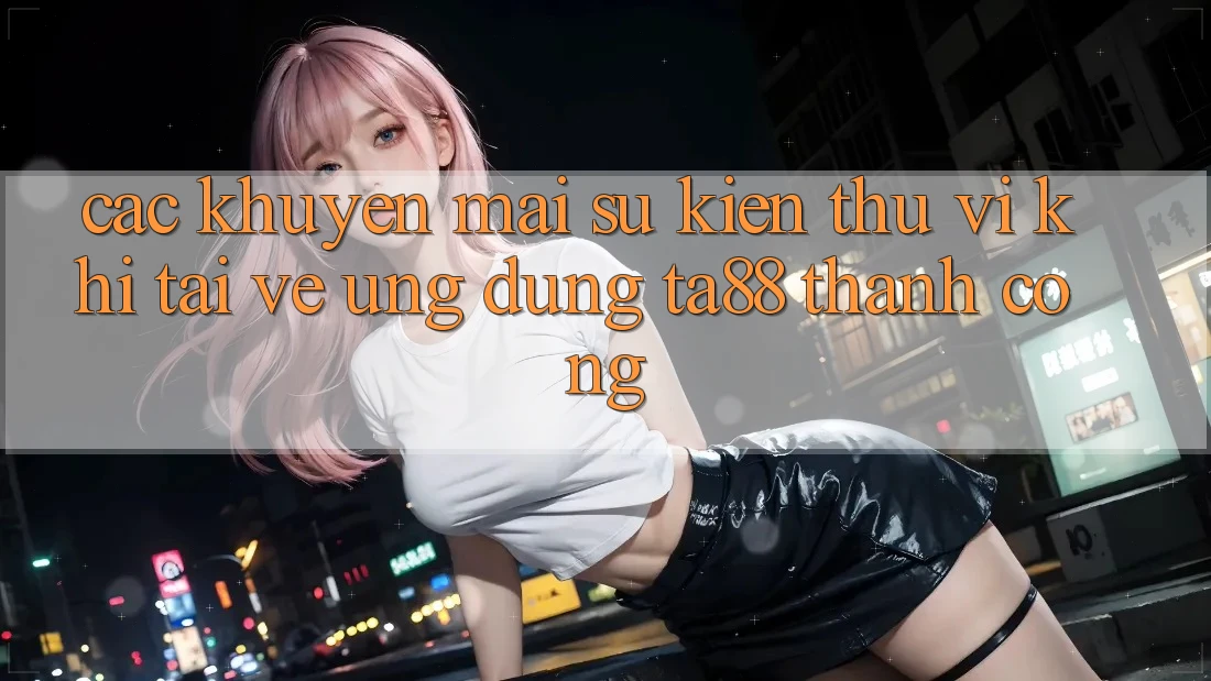 Các Khuyến mãi Sự kiện Thú vị Khi Tải về Ứng dụng TA88 Thành Công Các Khuyến mãi Sự kiện Thú vị Khi Tải về Ứng dụng TA88 Thành Công