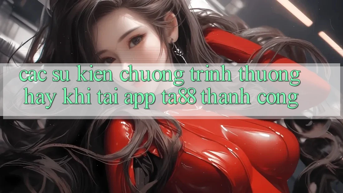 Các Sự Kiện Chương trình thưởng Hay Khi Tải App TA88 Thành Công Các Sự Kiện Chương trình thưởng Hay Khi Tải App TA88 Thành Công