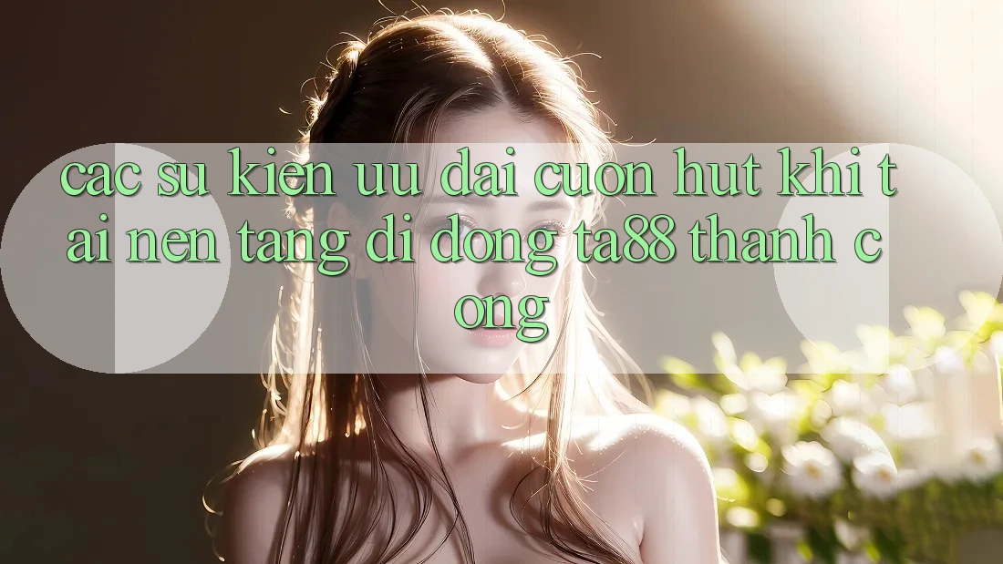 Các Sự Kiện Ưu đãi Cuốn hút Khi Tải Nền tảng di động TA88 Thành Công Các Sự Kiện Ưu đãi Cuốn hút Khi Tải Nền tảng di động TA88 Thành Công