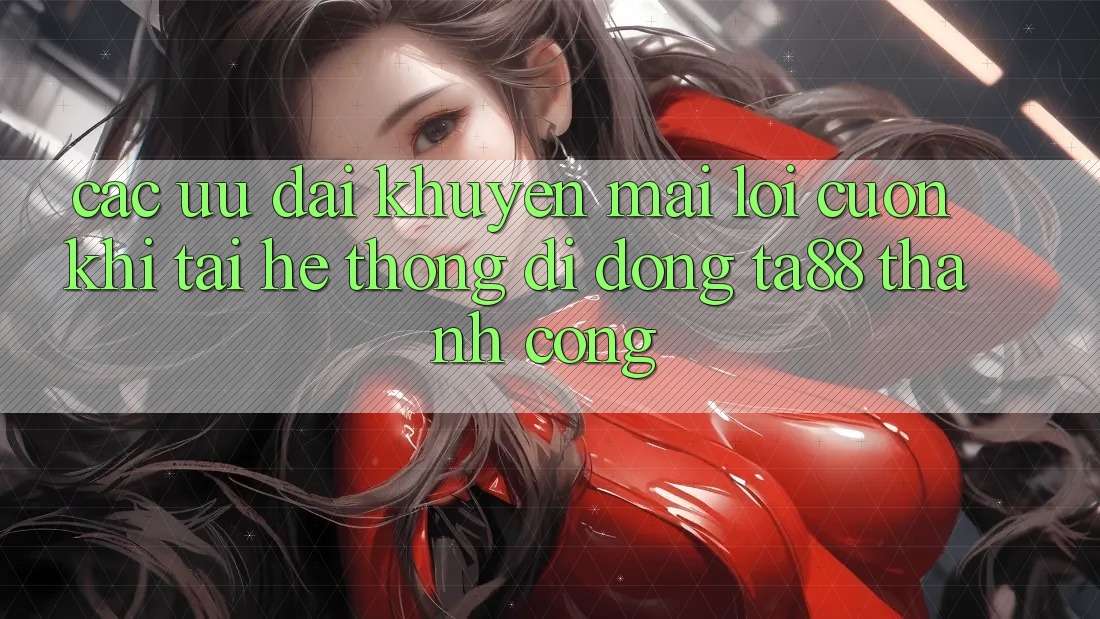 Các Ưu đãi Khuyến Mãi Lôi cuốn Khi Tải Hệ thống di động TA88 Thành Công Các Ưu đãi Khuyến Mãi Lôi cuốn Khi Tải Hệ thống di động TA88 Thành Công