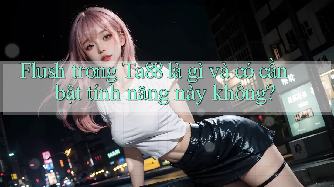 Flush trong Ta88 là gì và có cần bật tính năng này không? Flush trong Ta88 là gì và có cần bật tính năng này không?