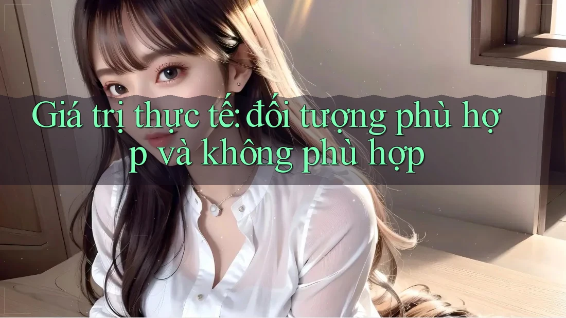 Giá trị thực tế: đối tượng phù hợp và không phù hợp