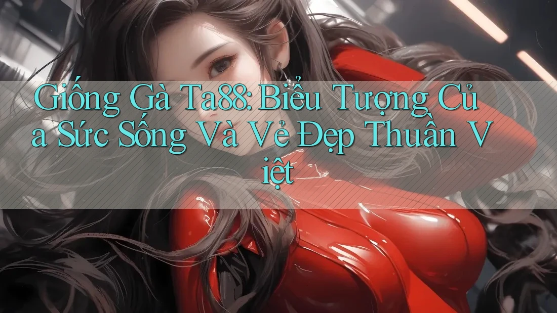 Giống Gà Ta88: Biểu Tượng Của Sức Sống Và Vẻ Đẹp Thuần Việt Giống Gà Ta88: Biểu Tượng Của Sức Sống Và Vẻ Đẹp Thuần Việt