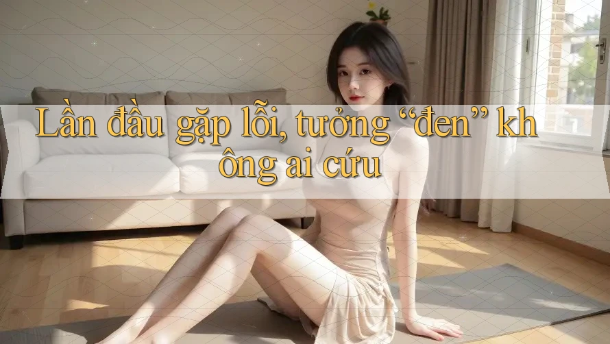 Lần đầu gặp lỗi, tưởng “đen” không ai cứu Lần đầu gặp lỗi, tưởng “đen” không ai cứu