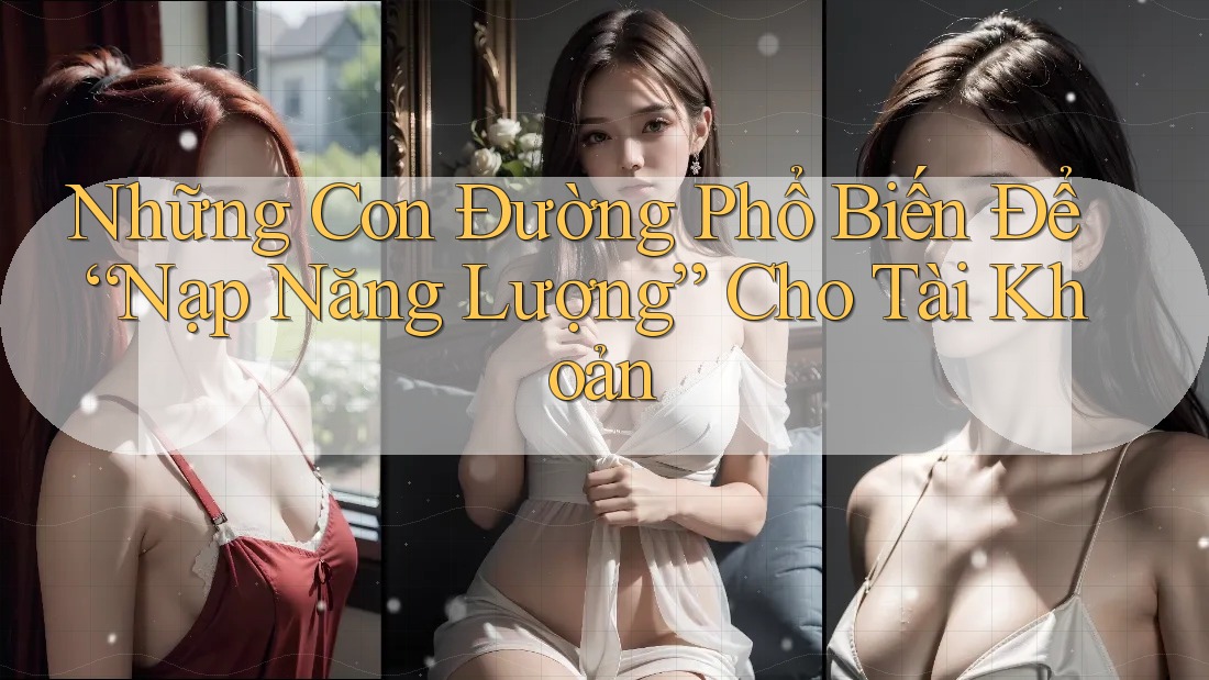 Những Con Đường Phổ Biến Để “Nạp Năng Lượng” Cho Tài Khoản