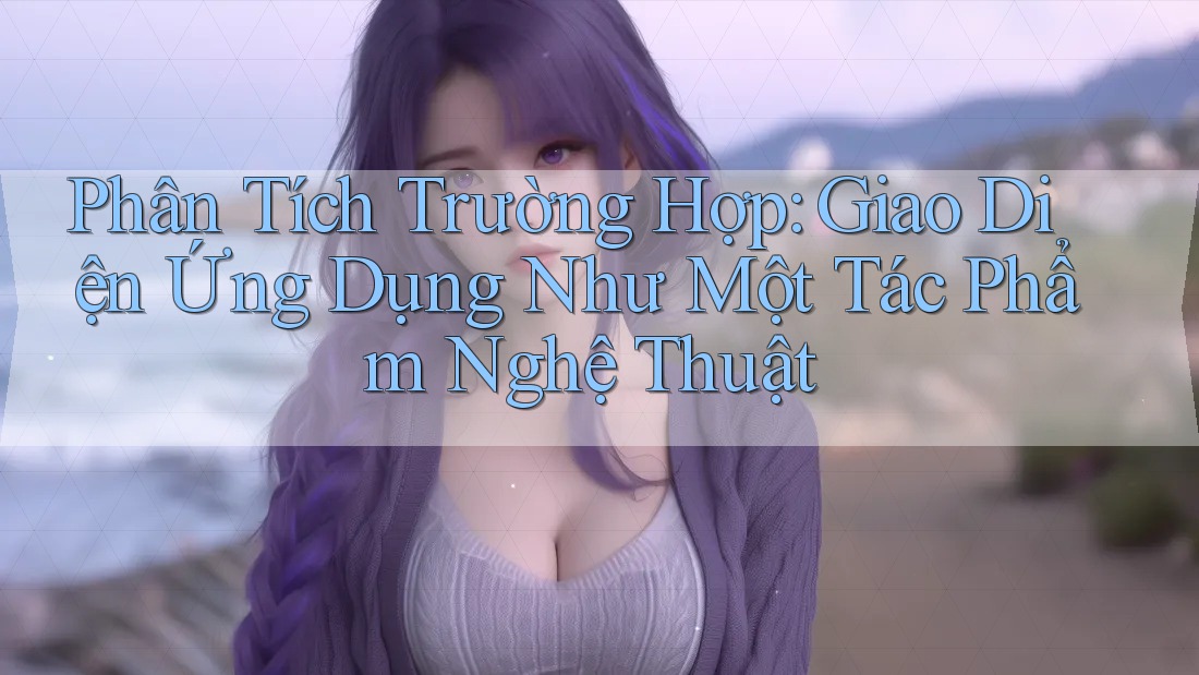 Phân Tích Trường Hợp: Giao Diện Ứng Dụng Như Một Tác Phẩm Nghệ Thuật