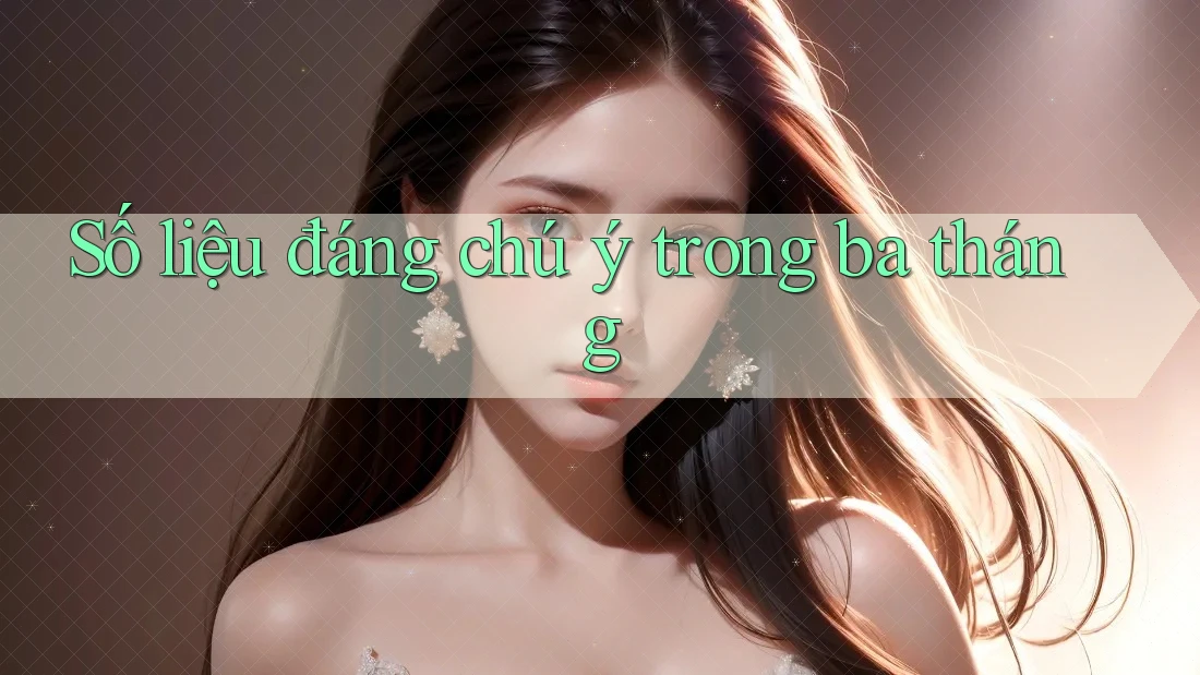 Số liệu đáng chú ý trong ba tháng Số liệu đáng chú ý trong ba tháng