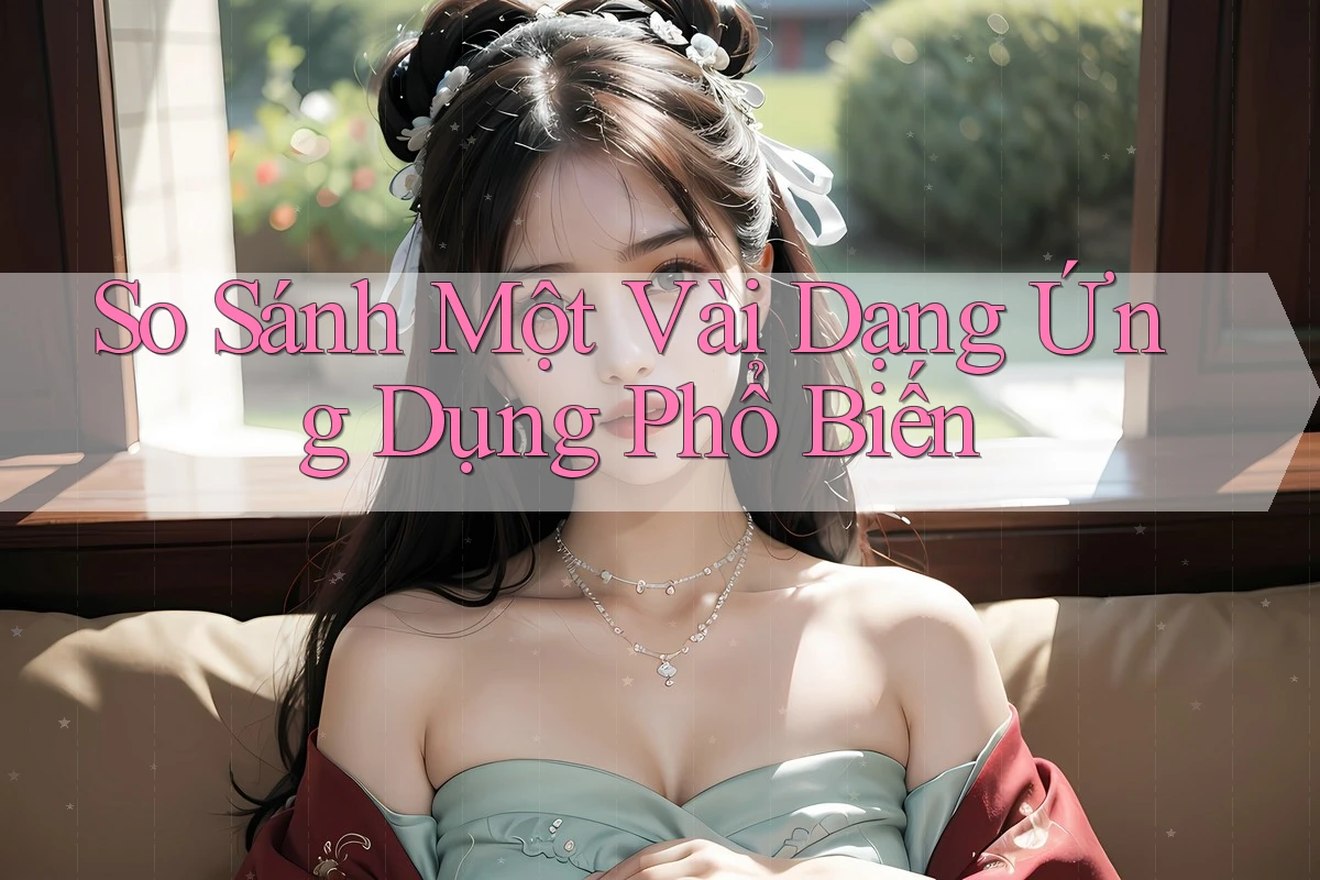 So Sánh Một Vài Dạng Ứng Dụng Phổ Biến So Sánh Một Vài Dạng Ứng Dụng Phổ Biến