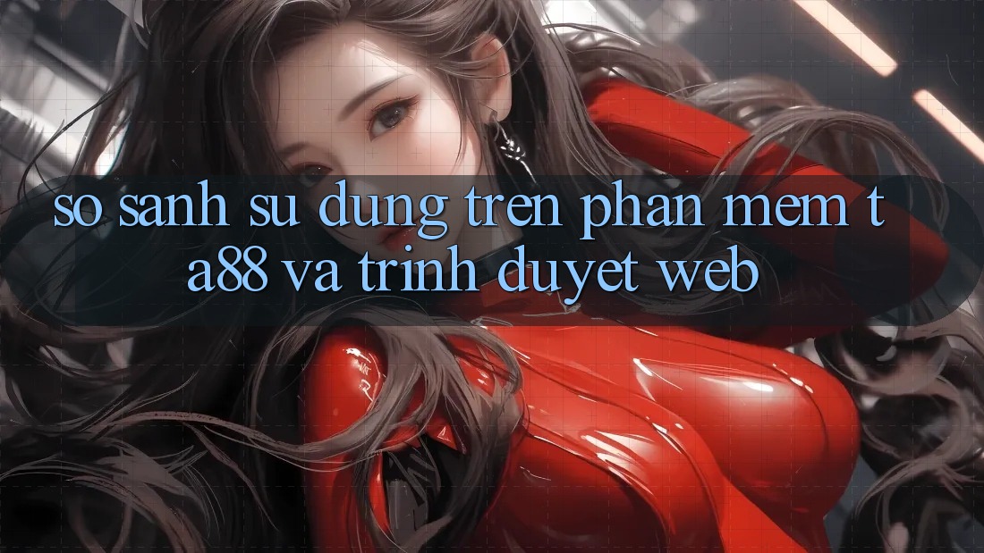 So Sánh Sử dụng Trên Phần mềm TA88 Và Trình Duyệt Web So Sánh Sử dụng Trên Phần mềm TA88 Và Trình Duyệt Web