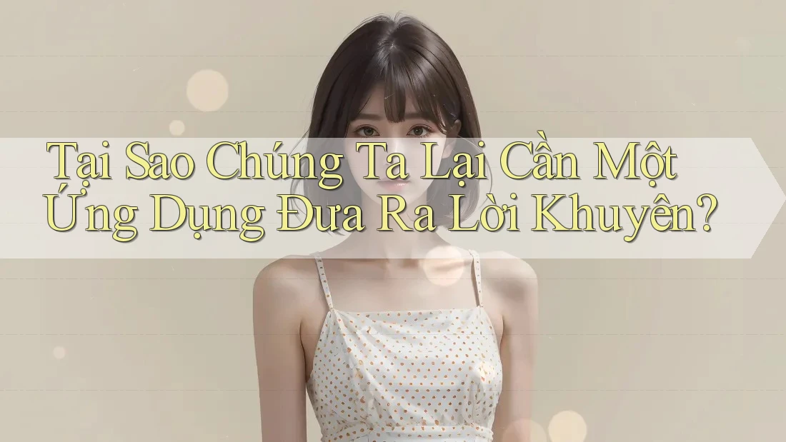 Tại Sao Chúng Ta Lại Cần Một Ứng Dụng Đưa Ra Lời Khuyên?