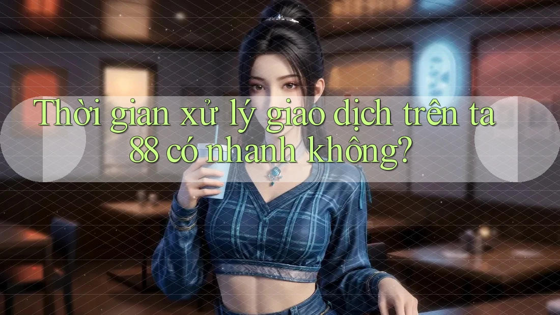 Thời gian xử lý giao dịch trên ta88 có nhanh không?