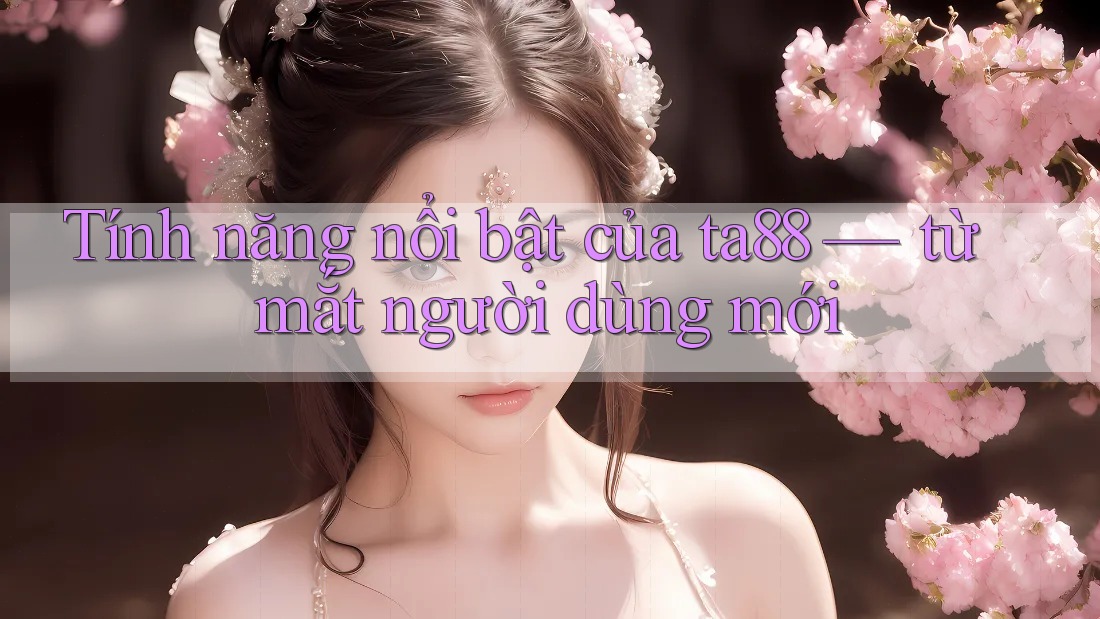 Tính năng nổi bật của ta88 — từ mắt người dùng mới Tính năng nổi bật của ta88 — từ mắt người dùng mới