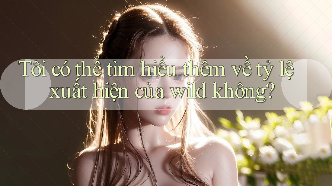 Tôi có thể tìm hiểu thêm về tỷ lệ xuất hiện của wild không? Tôi có thể tìm hiểu thêm về tỷ lệ xuất hiện của wild không?